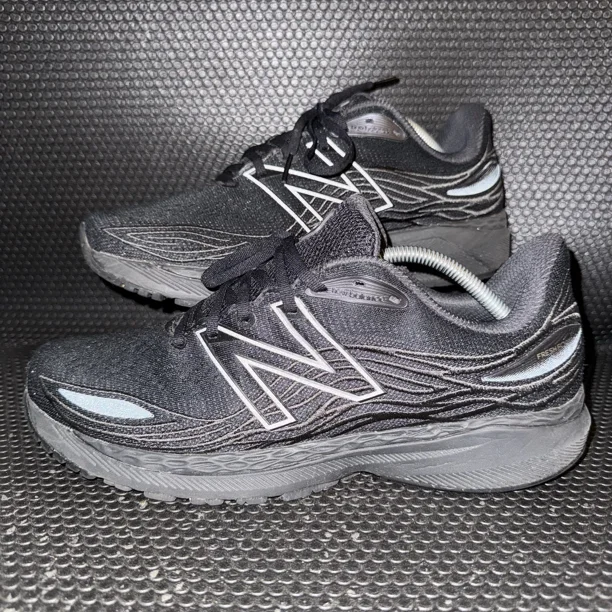 New Balance Fresh Foam 860v12 Triple Black Running Sneaker Shoes Mens Size 12