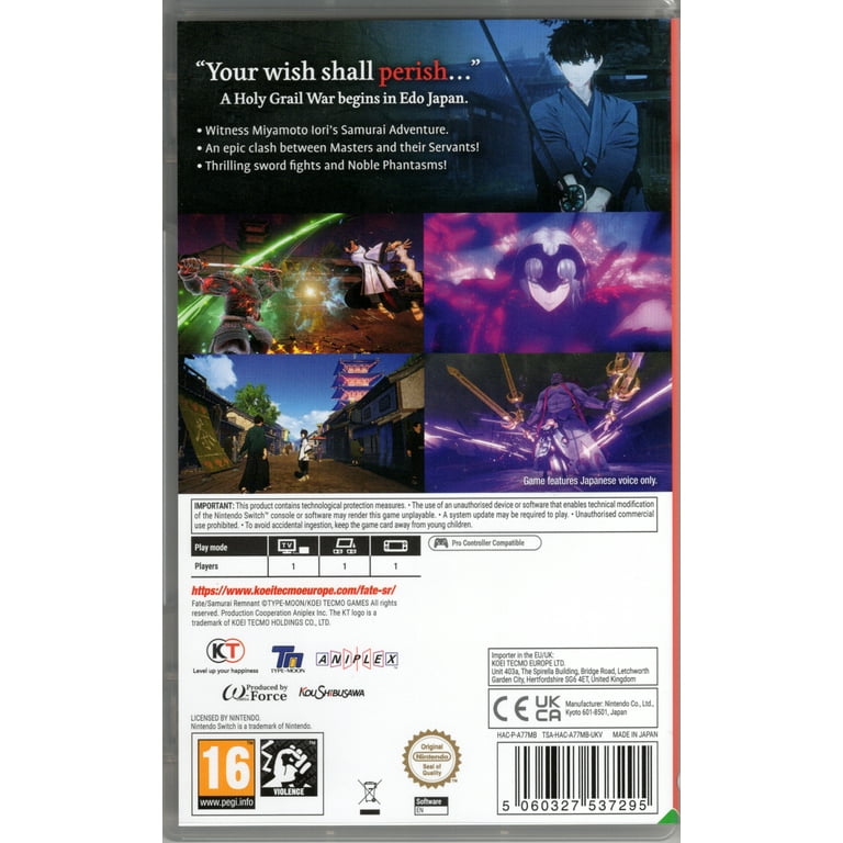 Fate / Samurai Remnant for Nintendo Switch - Walmart.com
