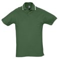thumbnail image 1 of SOLS - Polo de manga corta para caballero/hombre 100% algodón de primera  Modelo Practice - Verano/ Vacaciones (Verde/ Blanco), 1 of 3
