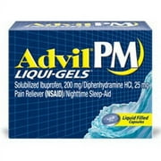 Advil Pm Liqui-Gels, Liquid Filled Caplets - 40 Ea, 3 Pack