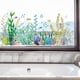 thumbnail image 1 of Anticolisión Iris jardín flor ventana pegatinas vidrio pegatinas antiadherentes ventana puerta baño calcomanías 60x30cmx2 uds brillar Electrónica, 1 of 5