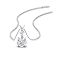 thumbnail image 6 of 2 Stone Round Solitaire Diamond Pendant - Fascinating Diamonds, 6 of 74