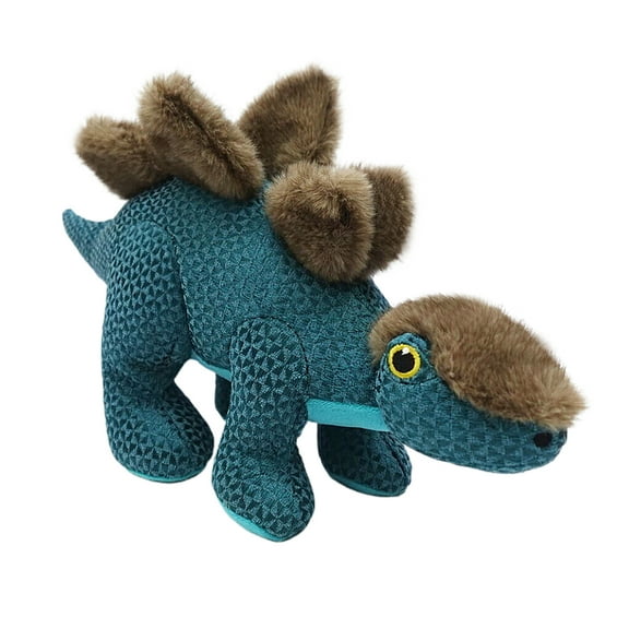 Medium Fuzzy Stegosaurus Plush, Green, 9", Valentine's Day by Way To Celebrate