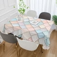 thumbnail image 2 of Yayeee Tablecloths 54" x 54" Rectangle Wrinkle Resistant Party Table Cover, Small Pink Pattern, 2 of 8