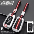 thumbnail image 5 of Funda de metal para llave de coche, carcasa para mando a distancia para Citroën C5 C3 C4 C8 Berlingo, Peugeot Partner Rifter 208 308 508 407 2008 3008 Expert, 5 of 5
