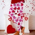 thumbnail image 2 of Yuncity Womens Valentines Leggings Cute Holidays Love Heart Print Funny Graphic High Waist Tights Yoga Pants For Workout Running Athletic Women's Leggings S-Xxl White, 2 of 4