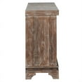 thumbnail image 4 of Reclaimed Wood 4 Door Sideboard with Hand Carved Floral Pattern, Brown, 4 of 8
