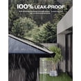 thumbnail image 2 of Garvee Hardtop Gazebo 12 ft x20 ft for All Weather, Double Polycarbonate Sheets Roof, Aluminum Alloy Frame, Net, and Curtain, Permanent Building for Patio, Deck, Backyard, Lawn, and Garden, 2 of 6