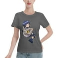thumbnail image 1 of T-Shirt Basique à Manches Courtes pour Femmes Naruto Hinata, 1 of 6