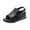 Black, variant on OAVQHLG3B Sandals for Women Under $10 Summer Ladies Shoes Casual Women's Sandals Flat Buckle Wedge Heels Sandals
