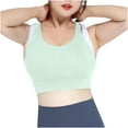 thumbnail image 2 of ylioge S-5X Plus Size Sports Bras for Women Wireless Push Up Bralettes High Support Stretchy Full-Coverage Longline Athletic Workout Underwear Bra, 2 of 6
