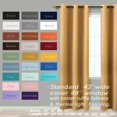 thumbnail image 3 of Cortinas KOUFALL Gold Blackout de 213 cm x 2 para sala de estar y dormitorio, 3 of 7