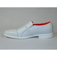 thumbnail image 4 of Men's Shoes The Cuban L TAYNO Leather Cap Toe Loafer White, 4 of 8