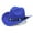 Light Blue, variant on D-GROEE Womens Fashion Western Cowboy Hat Rivet Roll Up Brim Woolen Cowgirl Sombrero Caps