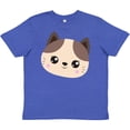 thumbnail image 3 of Inktastic Cute Cat, Little Cat, Cat Head, Brown Cat Youth T-Shirt, 3 of 5