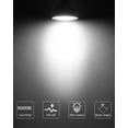 thumbnail image 3 of czcpp-GU10 LED Light Bulbs Dimmable, 40W Halogen Equivalent, Cool White 6000K 450 Lumen MR16 Shape Spot Light Bulb, 38 Degree Beam Angle LED Replacement Bulbs for Recessed Track Lighting, 6 Pack, 3 of 4