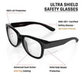 thumbnail image 3 of Gafas de seguridad MORK&SUKY con protectores laterales y 3 lentes transparentes, 3 of 7