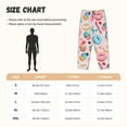 thumbnail image 4 of Lsque Cupcakes and Donuts Print Women's Pajama Pants, Lounge Pant - Comfortable Home Wear,Elastic Waistband, Stylish Design-Large, 4 of 9