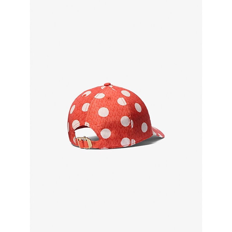 Michael Kors Red and White Polka Dot Hat Michael Kors Jet Set Women Large Polka Dot Signature Logo  main image 3