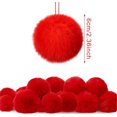 thumbnail image 2 of 2.36inch Christmas Ball Ornaments,24 Pcs Hanging Decorations Christmas Ornaments Balls,Furry Hanging Pendants Christmas Balls for Holiday Xmas Tree Wedding Party Decor Gifts, Christmas Decorations, 2 of 6