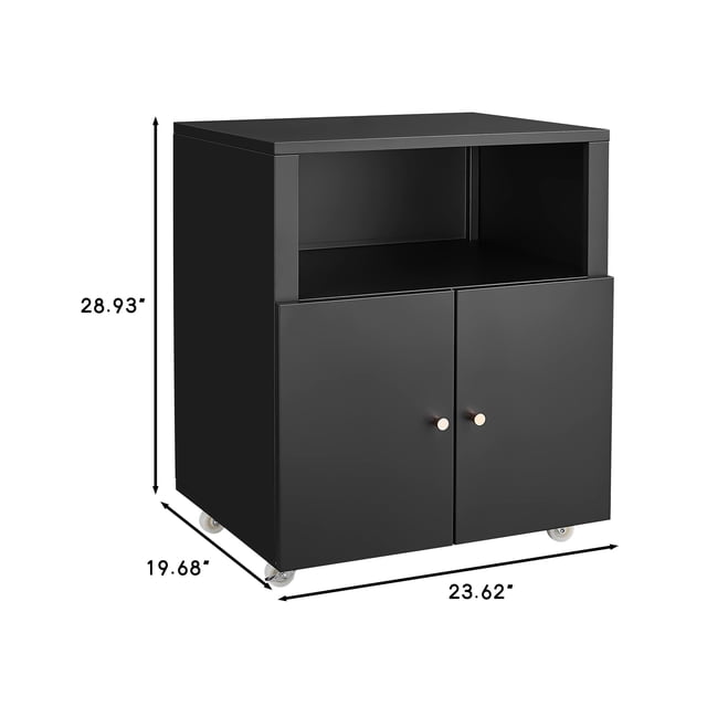 EDTara Support Mobile en Métal pour Imprimante et Classeur, Armoire de Rangement à Tablette Réglable pour Garage, Bureau à Domicile et Espaces Compacts