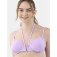 thumbnail image 4 of No Boundaries Lavender V-Wire Bikini Top, Women’s, 4 of 5