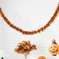 thumbnail image 4 of PALIFEUR 78.74 Inch Halloween Tinsel Garland Halloween Decorations, Orange Black Shiny Metallic Streamer Garland with Pumpkin for Home Tree Mantle Indoor Outdoor Party Supplies, 4 of 5
