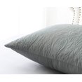thumbnail image 3 of MarCielo Paquete de 2 fundas Euro Sham 26 x 26 gris Euro Sham 26 x 26 pulgadas (gris), 3 of 5