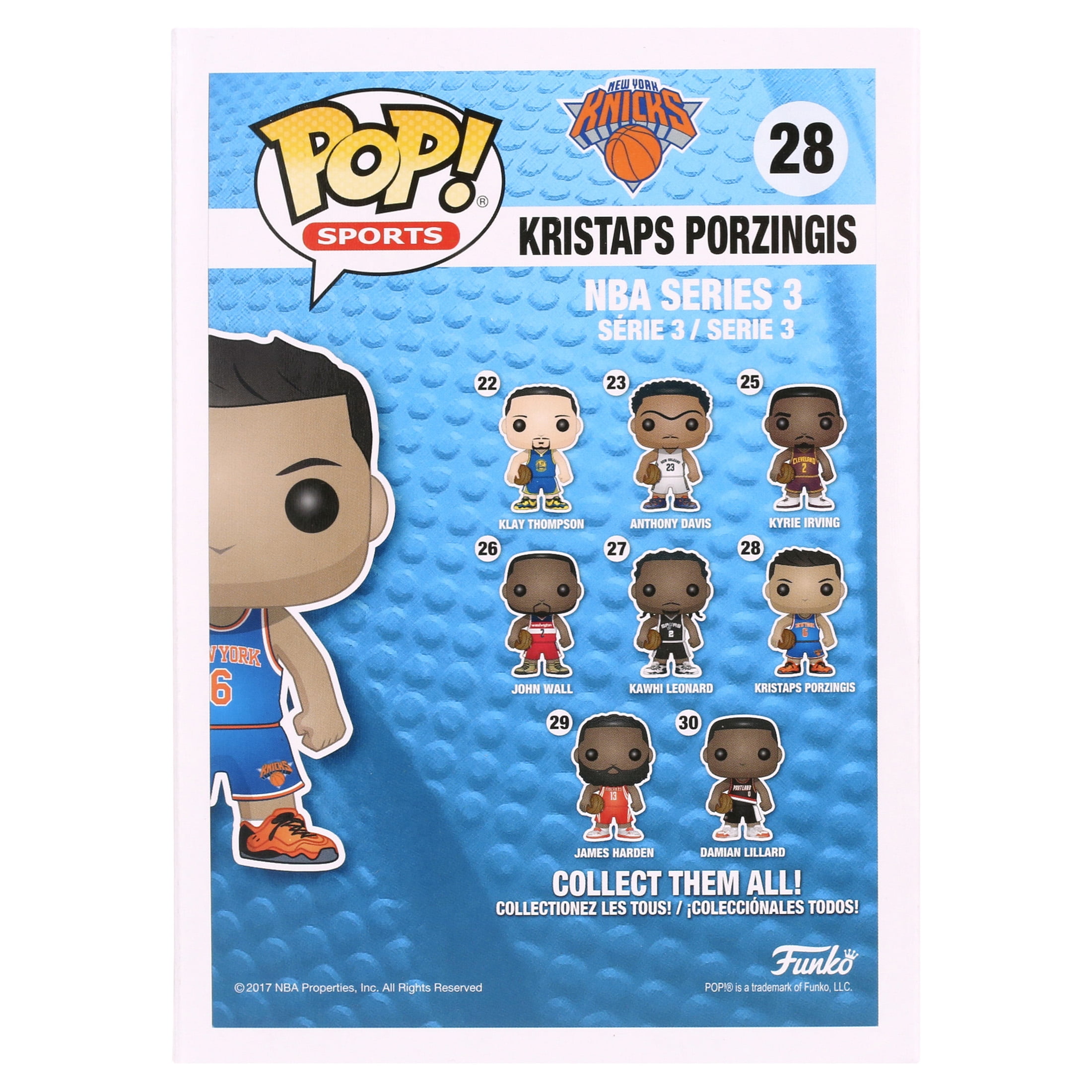 Funko POP! Sports - Basketball - NBA New York Knicks - Kristaps Porzin