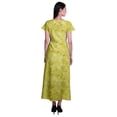 thumbnail image 3 of Moomaya Robe Longue Maxi pour Femmes à Manches Courtes, Robe Formelle/décontractée avec Poches P-TTG, 3 of 6