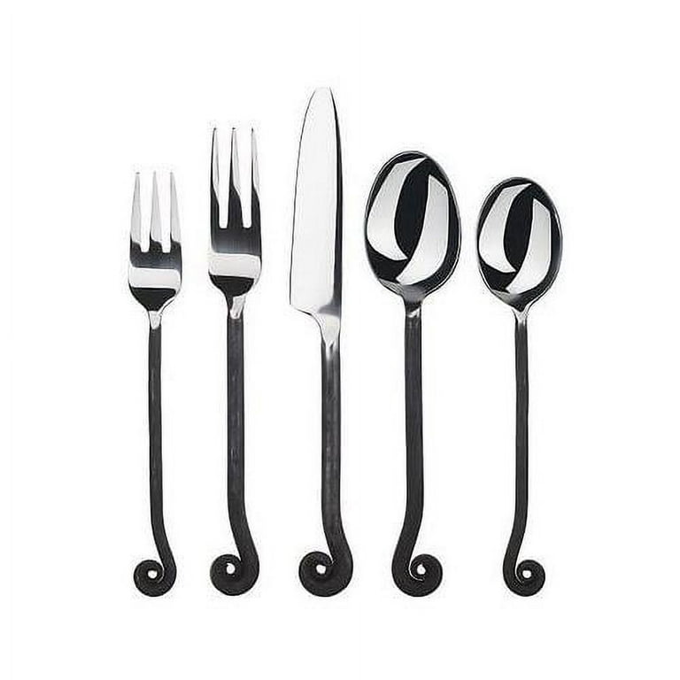 Gourmet Settings Treble Clef Stainless 20pc Flatware Set for Four