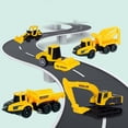 thumbnail image 2 of FEOLGEHLY 5Pcs Diecast Construction Vehicle Toy Set - Mini Model Construction Vehicle Toy Set for Boys Girls Age 1-3 4 5 6 7 Years, Durable Educational Gift Christmas Stocking Stuffers for Kids, 2 of 6