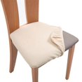 thumbnail image 4 of Dining Room Chairs Covers Dining Chair Seat Covers Removable Beige, 4 of 9