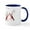 White/Navy Inside, variant on CafePress - CRAWFISH FESTIVAL With Stick People Mugs - 11 oz Ceramic Mug - Novelty Coffee Tea Cup