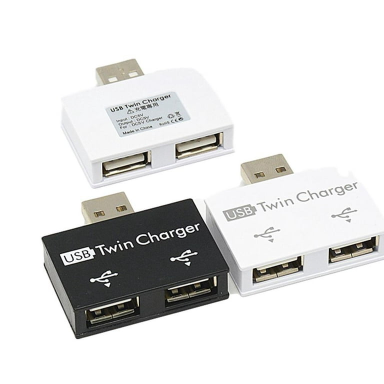 Mini Usb Hub To 2 Port Charger Hub Adapter Hot Sale Fashion New Usb  Splitter For Phone Tablet Computer Usb Hub 2.0