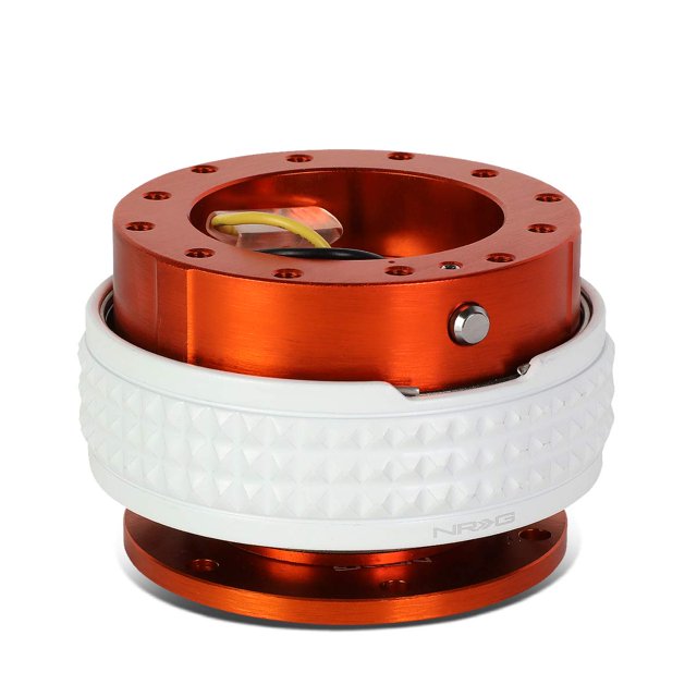 NRG Innovations SRK-210OR/GL Quick Release Kit (Orange Body / Glow in the Dark Pyramid Ring)