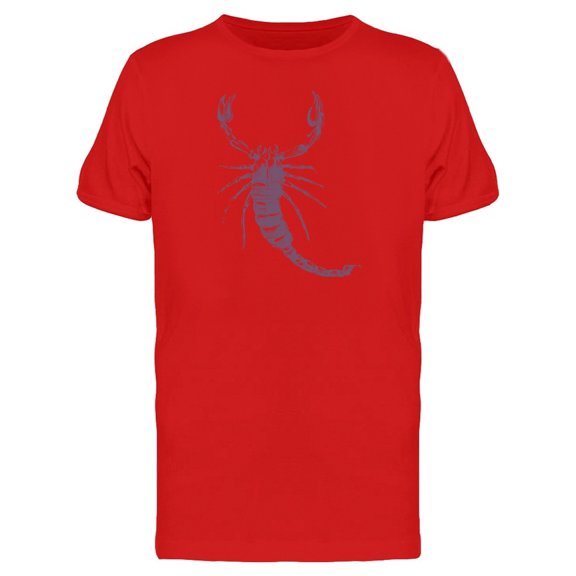 Purple Hand Drawn Scorpion Tee Men's -Image by Shutterstock