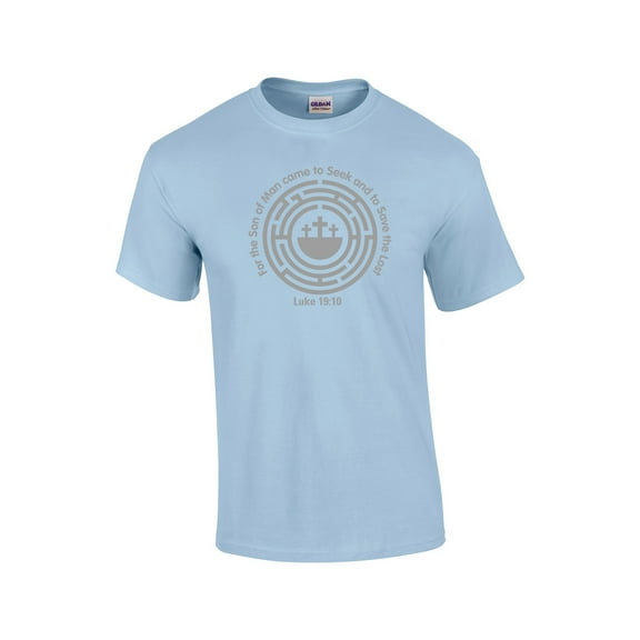 The Son of Man Came to Seek and to Save The Lost Luke 19:10 Christian Shirt-lightblue-Medium