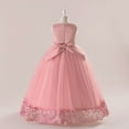 thumbnail image 4 of Elegant Princess Girl Dress Long Tulle Gown Flower Girls Evening Gown Dress, 4 of 4