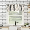 thumbnail image 3 of Coffee Curtain Valance Coffee Beans Modern Simple Design Abstract Living Room Kitchen Cafe Curtain Valance Home Decor 54"x18", 3 of 5