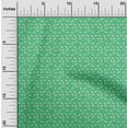 thumbnail image 2 of oneOone Tissu Polyester Lycra Vert Mer Floraux Matériel de Robe Tissu Imprimé Tissu au Mètre 56 Pouces de Large, 2 of 4