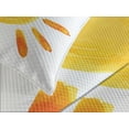 thumbnail image 4 of Ambesonne Yellow Quilted Bedspread Set 3 Pcs, Watercolor Sun, Queen Size, Yellow, 4 of 5