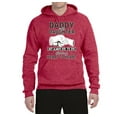 thumbnail image 2 of Wild Bobby,Daddy and Daughter Always Heart to Heart Daddys Girl Father Gift, Father's Day, Unisex Graphic Hoodie Sweatshirt, Vintage Heather Red, 3XL, 2 of 3