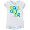 thumbnail image 2 of adidas Drop Tail Raglan, White/Green, 3T, 2 of 2