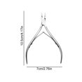thumbnail image 4 of Stainless Steel Nail Clipper Set Cuticle Pusher Nipper Manicure Tool Kit for Home Nail Care, 4 of 7