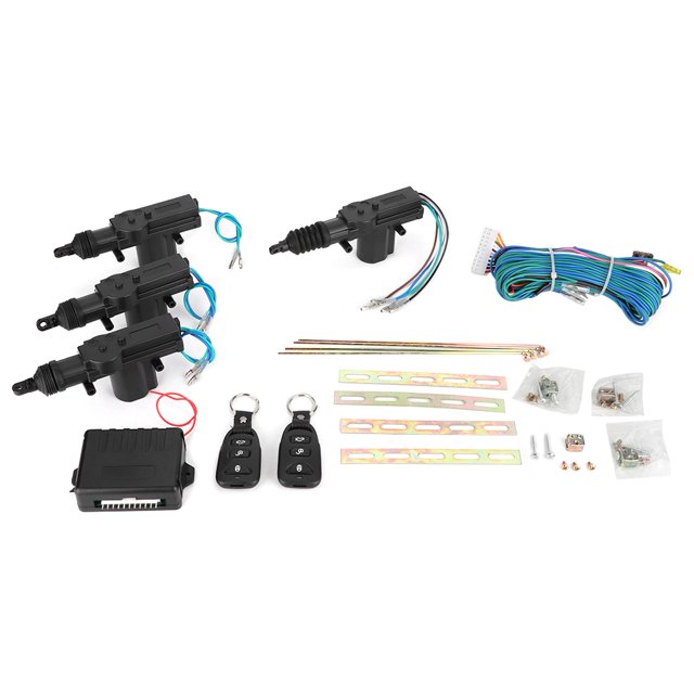 Cerradura de puerta de coche Universal, sistema de entrada sin llave con Control remoto, piezas de coche con señal de giro