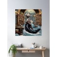 thumbnail image 2 of Mami Wata Performing Some Mermaid Research Poster Wall Art, Modern Wall Decor For Living Room Bedroom, 16x16 UNFRAMED, 2 of 3