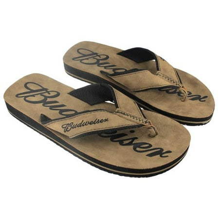 light tan flip flops