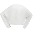 thumbnail image 3 of Women's Gameday Social White Illinois Fighting Illini Phipps Cropped Sweatshirt, 3 of 3