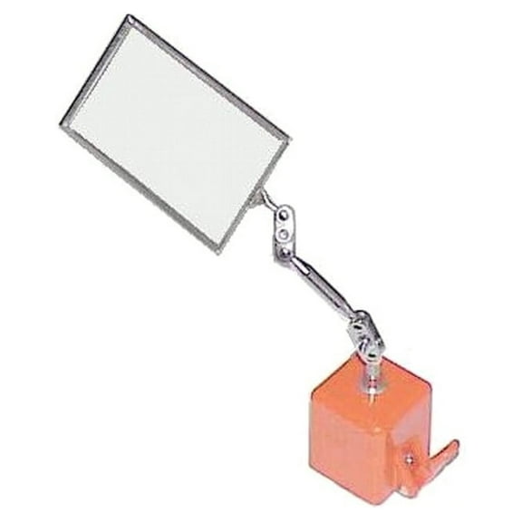 Inspection Mirror with Magnetic Base - 3.5" x 2.125" Rectangular Mirror - Adjustable All-Angle Inspection Tool - K-2R/K-2HD Refills